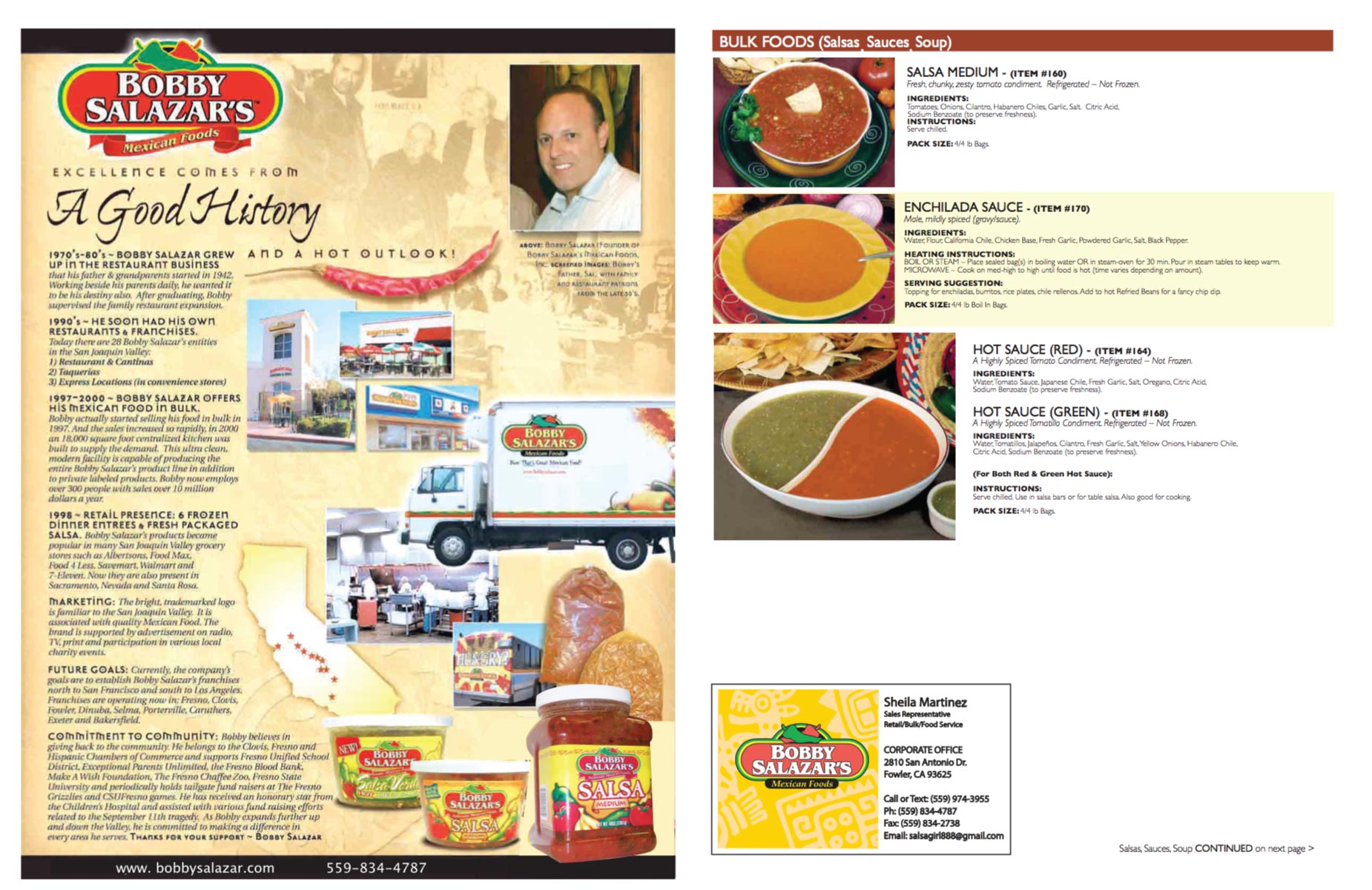 Bobby Salazars Bulk food menu page 3
